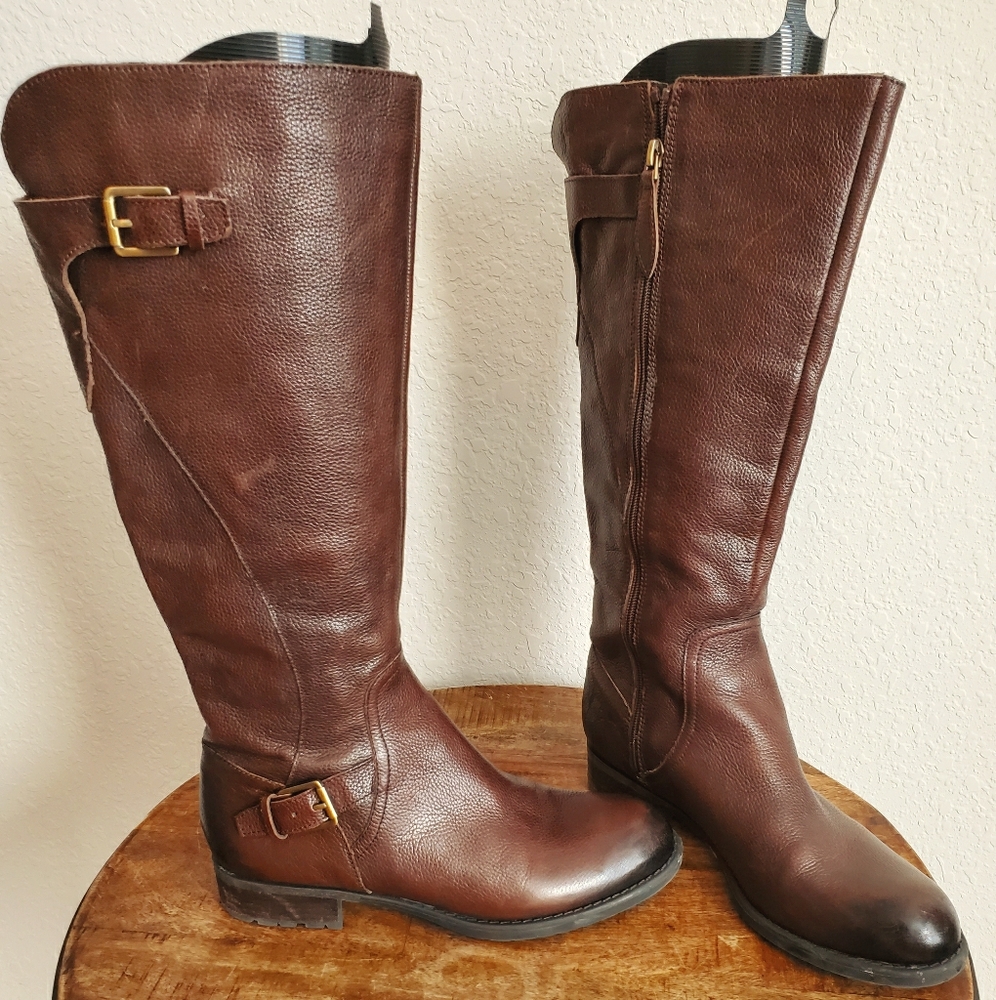 Brown Leather Boots